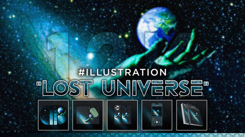 ILLUSTRATION: "Lost Universe" 12K Digital Art