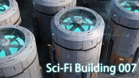 Sci-Fi Building 007 Industry-PBR