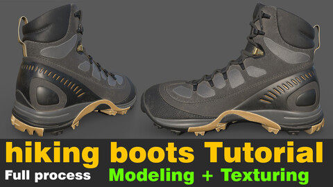 Hiking boots VOL 01 + Tutorial