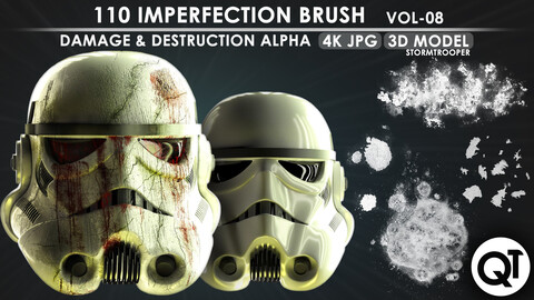 Imperfection Brush VOL 08 - 110 Damage & Destruction Alpha