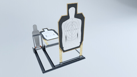 Police Shooting Range Target