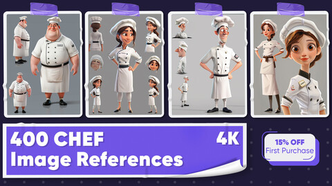 400 Chef Image References - Vol 01