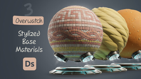 Stylized Base Materials | Overwatch Style | Pack 03