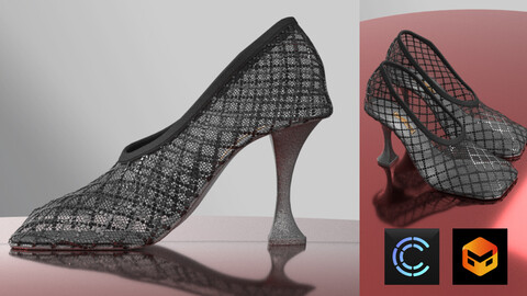 Fancy mesh shoes