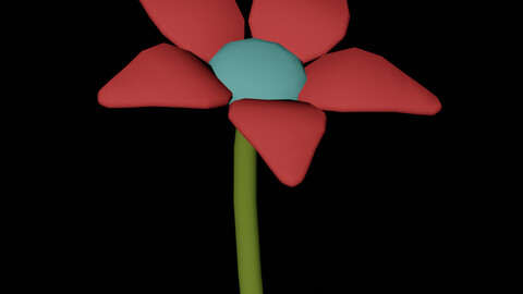 Low Poly Flower