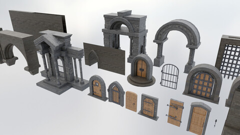 Medieval Doors Pack