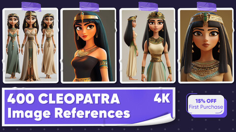 400 Cleopatra Image References - Vol 01