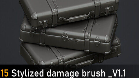 15 Stylized damage brush _V1.1