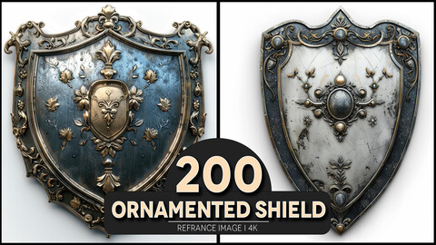 Ornamented Shield 4K Reference/Concept Images