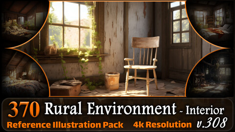 370 Rural Environment - Interior Concept Reference Pack | 4K | v.308