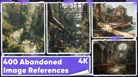 +400 Abandoned Image References - Vol 01