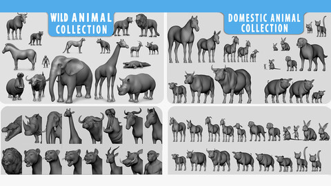 Wild & Domestic Animal Pack