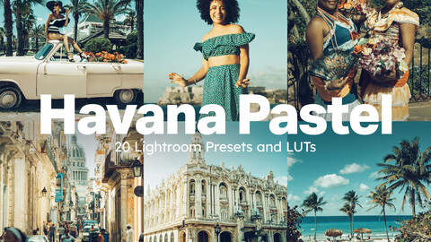 20 Havana Pastel LUTs & Lightroom Presets