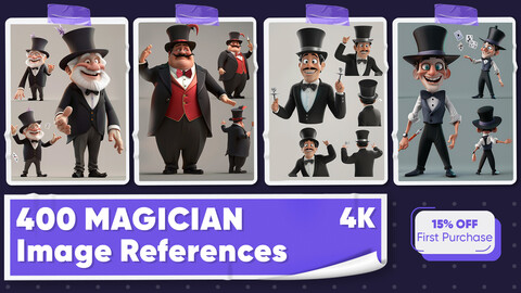 400 Magician Image References - Vol 01