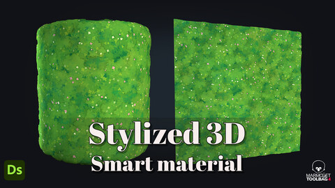 Stylized grass material - Substance 3D designer