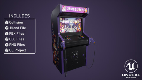 Retro Arcade Machine - 01