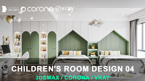 Children's room design 04 for 3DsMax