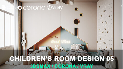 Children's room design 05 for 3DsMax