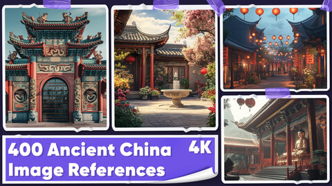 +400 Ancient China Image References - Vol 01