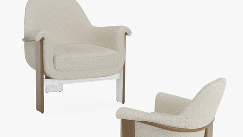 Byrne Accent Chair 3D Model