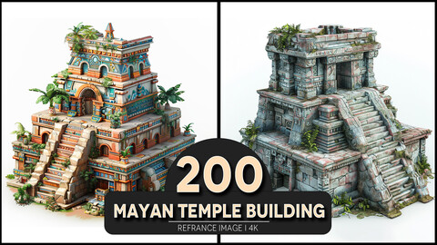 Mayan Temple Building 4K Reference/Concept Images