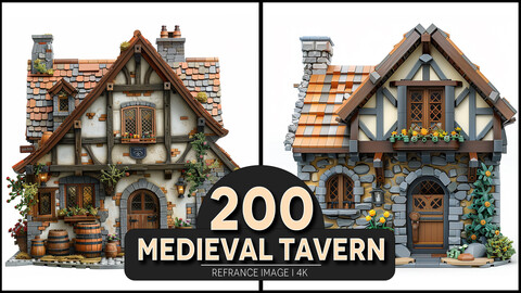 Medieval Tavern 4K Reference/Concept Images