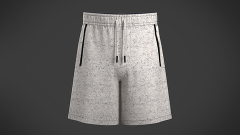 Mens shorts with zipper pockets