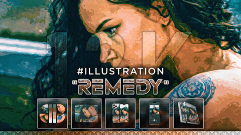 ILLUSTRATION: "Remedy" 12K Digital Art