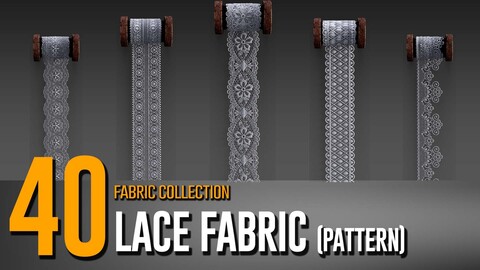 40 Lace Fabric Collection- VOL 10