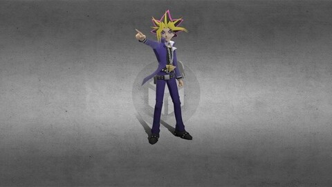 Yami Yugi 3d model yugioh