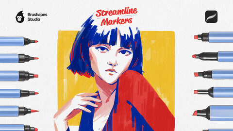 Streamline Markers for Procreate