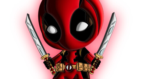 Baby Deadpool 3D