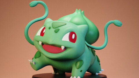 Bulbasaur - 3D stl - 3D Print - FREE