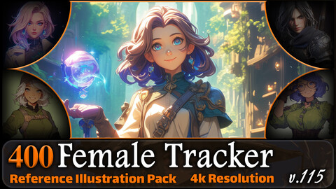 400 Female Tracker Reference Pack | 4K | v.115