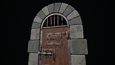 Medieval Dungeon Door