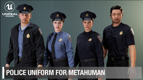 Police Uniform For MetaHuman