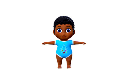 Cartoon Baby Rigged