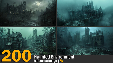 Haunted Environment | Reference Images | 8K