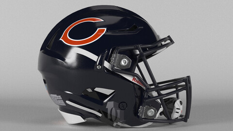 CHICAGO BEARS Helmet Football NFC NORTH PBR