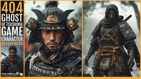 404 GHOST OF TSUSHIMA GAME CHARACTER.