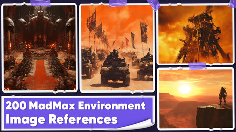 200 Mad Max Game Environment Image References