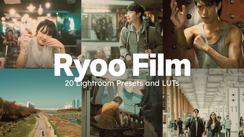 20 Ryoo Film LUTs & Lightroom Presets