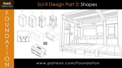 Foundation Art Group - Sci-Fi Design Part 2: Shapes