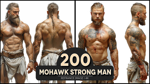 Mohawk Strong Man 4K Reference/Concept Images