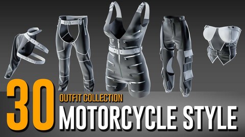 30 Motorcycle Style Wear Collection for Men and Women- VOL 18