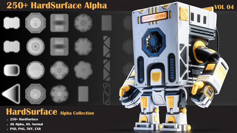 250+ HardSurface Alpha-VOL 04