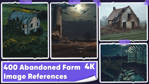 400 Abandoned Farm Image References - Vol 01