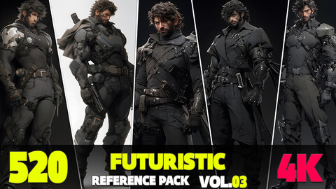 520 4K Futuristic Reference Pack Vol.03