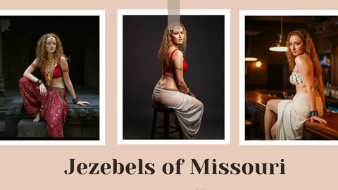 Jezebels of Missouri - Extremely Seductive Female Models in Various Poses - 99 Images (both NSFW and SFW, Uncensored) for Imagination, Inspiration, and Photography Ideas/Image-References