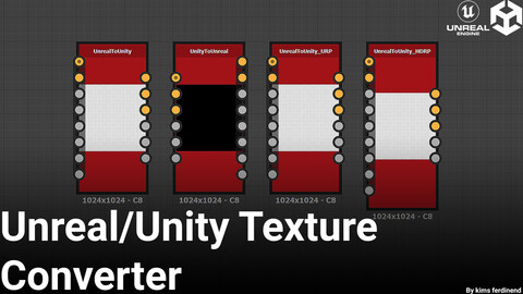 Substance Designer Unreal/Unity Texture Convert